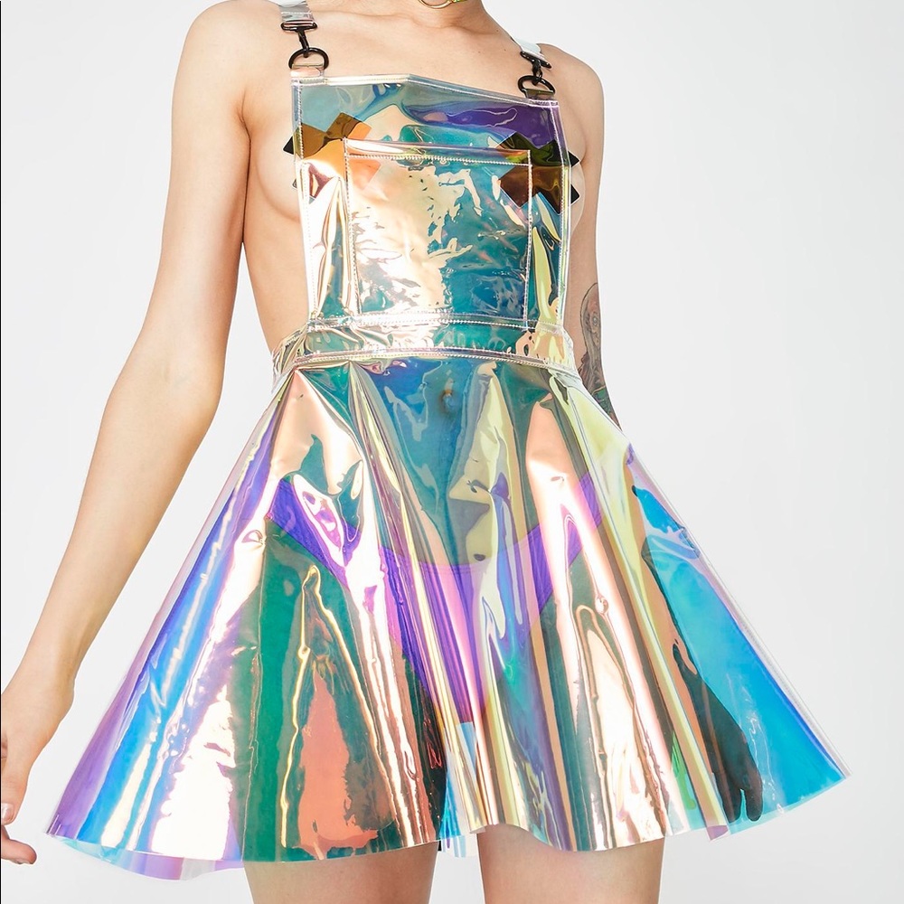 Club Exx vinyl dress (dolls kill)